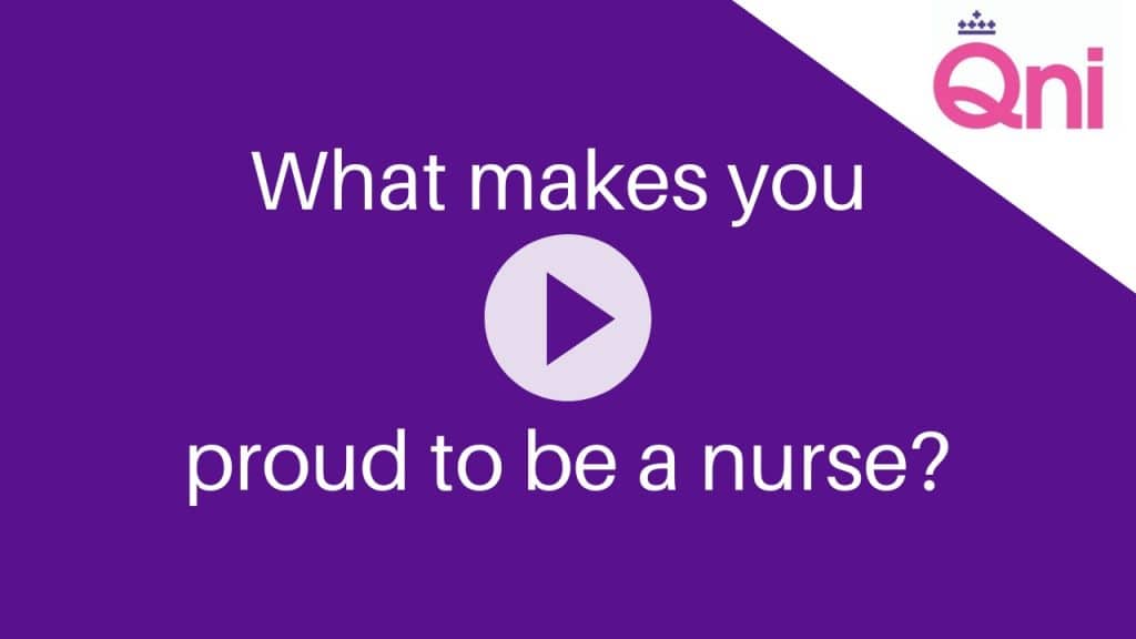 Link to the film 3 - What makes you proud to be a nurse?